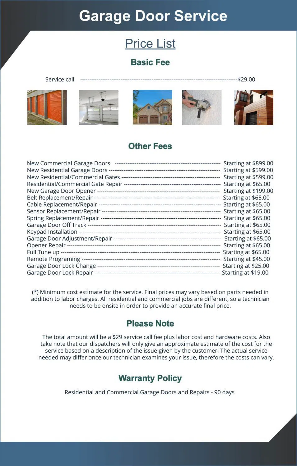 Exclusive Garage Door Repair Service Ridgefield Park, NJ 201-482-9011